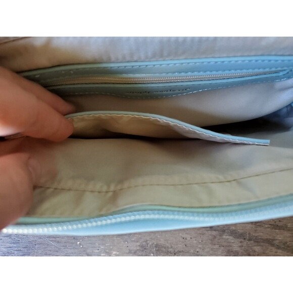 Simply Southern Mint Green Shoulder Bag Purse Gold Chain Quilted Pattern NWT - Picture 12 of 16